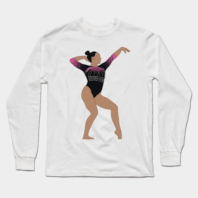 Aleah Finnegan 2023 World Gymnastics Championships Long Sleeve T-Shirt by Coach Alainne Designs